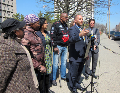 Rep. Jeffries, Tenants and Advocates
